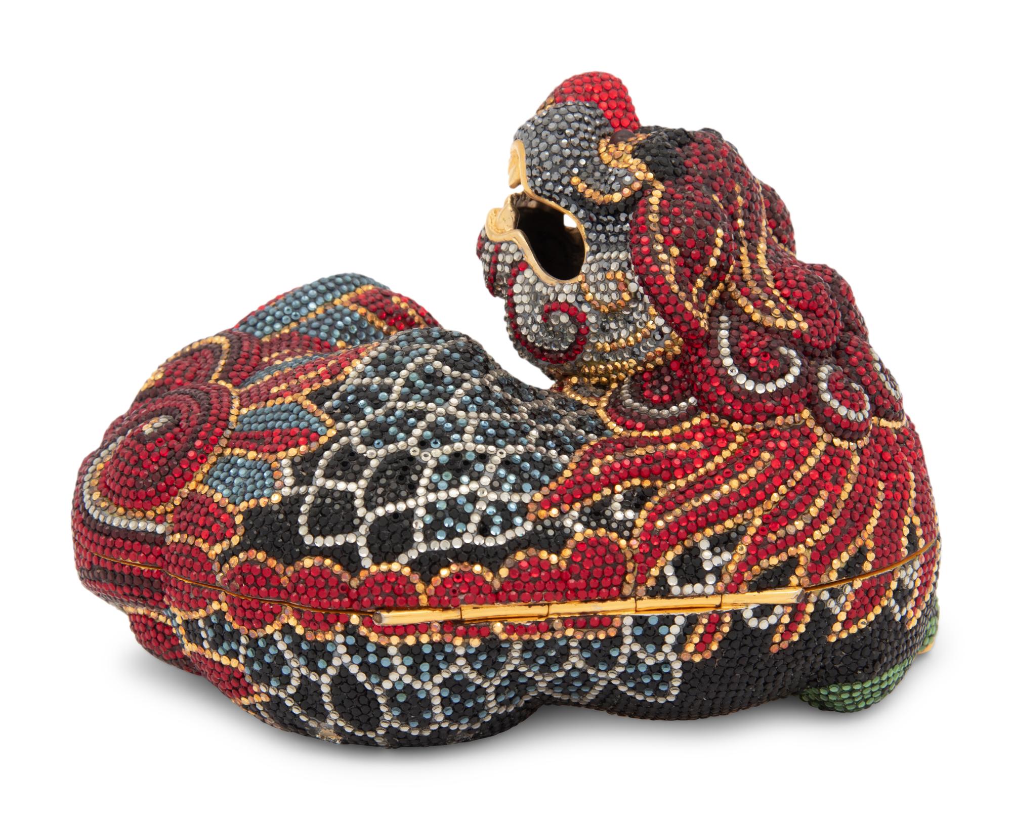 Judith Leiber Foo Dog Minaudière