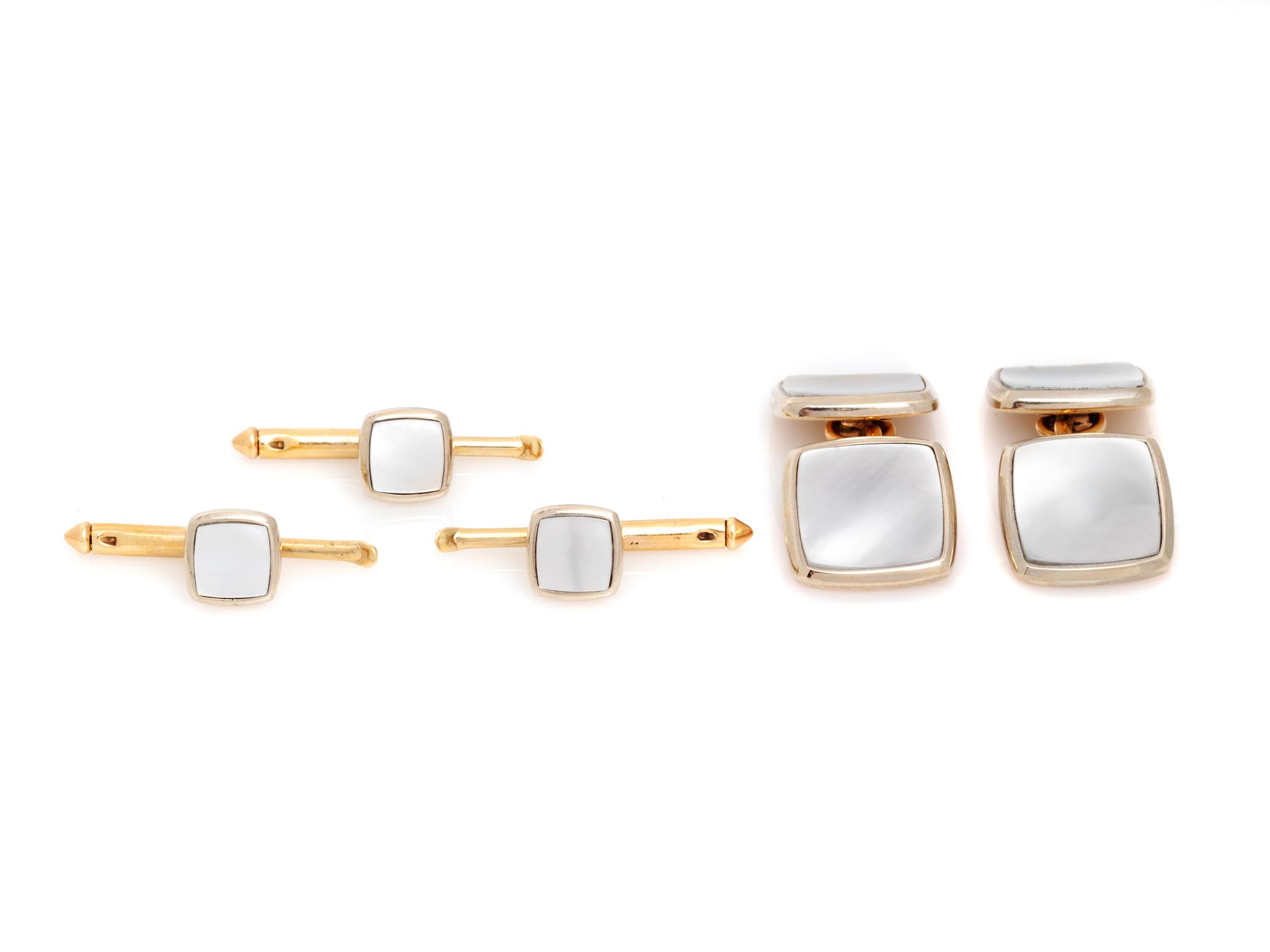 LARTER & SONS, MOTHER-OF-PEARL DRESS SET