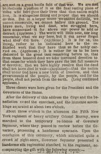 [Gettysburg Address] First Day Printing of the Gettysburg Address in The New York Herald