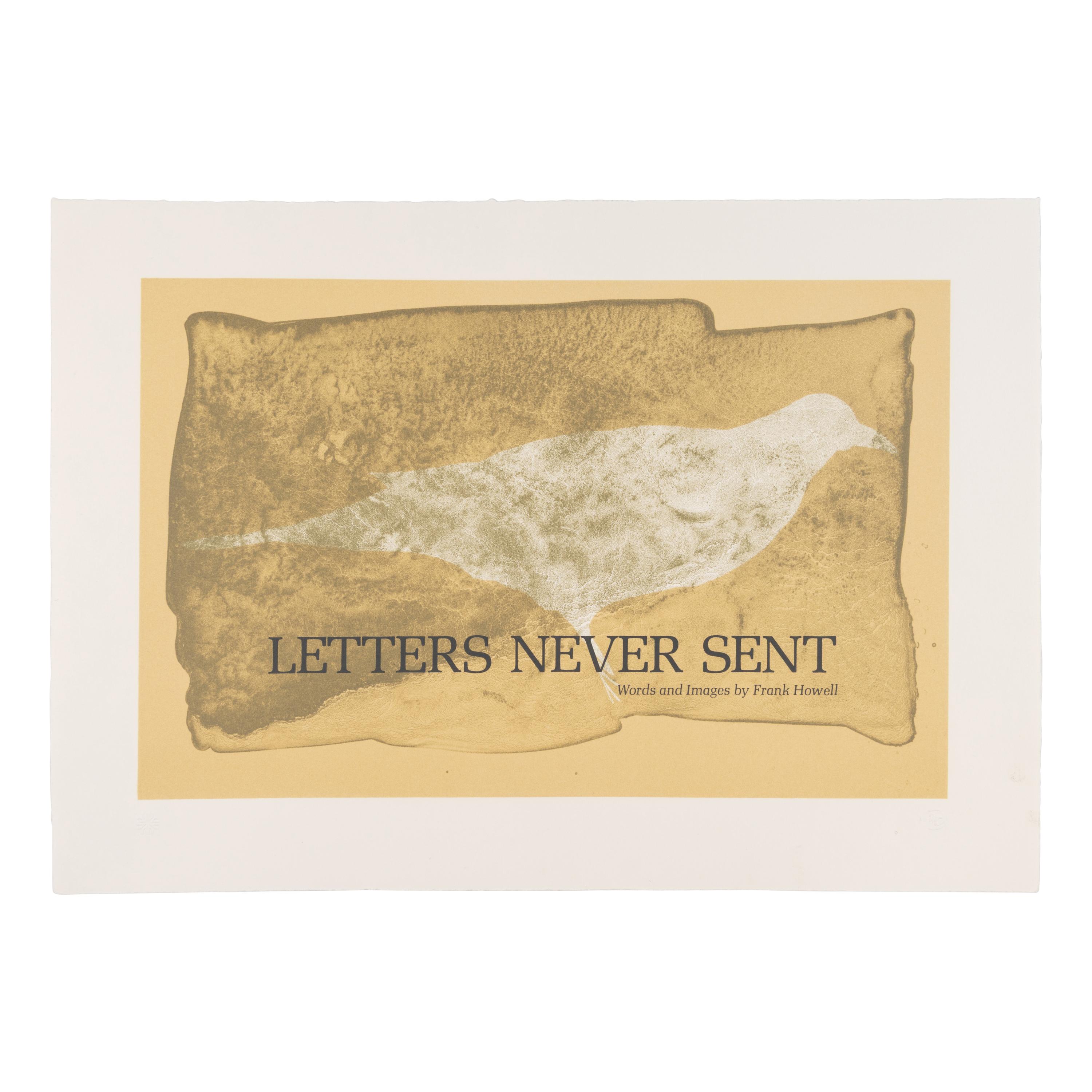 Frank Howell (American, 1937–1997) — Letters Never Sent (portfolio of eight prints in original cloth covered case)