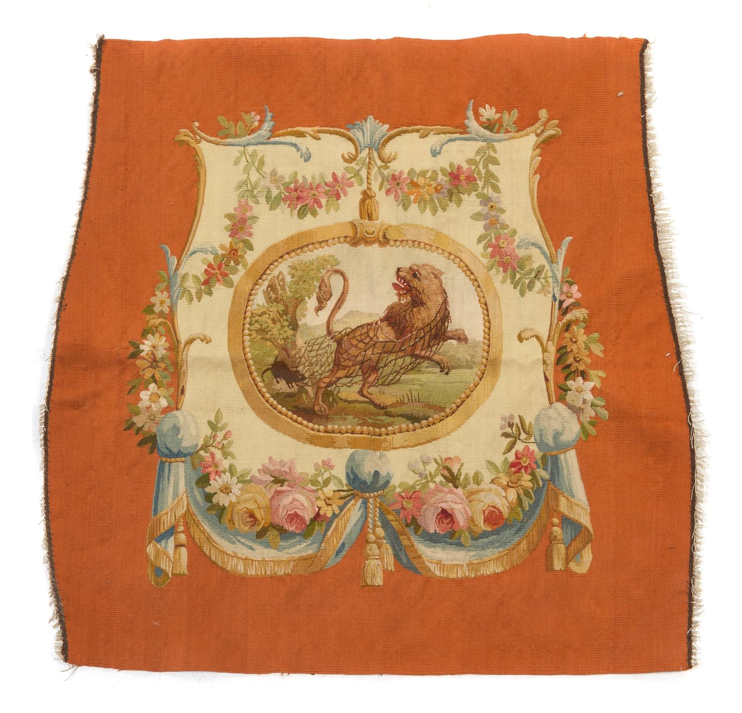 Two Aubusson Style Seat Covers — 19TH CENTURY