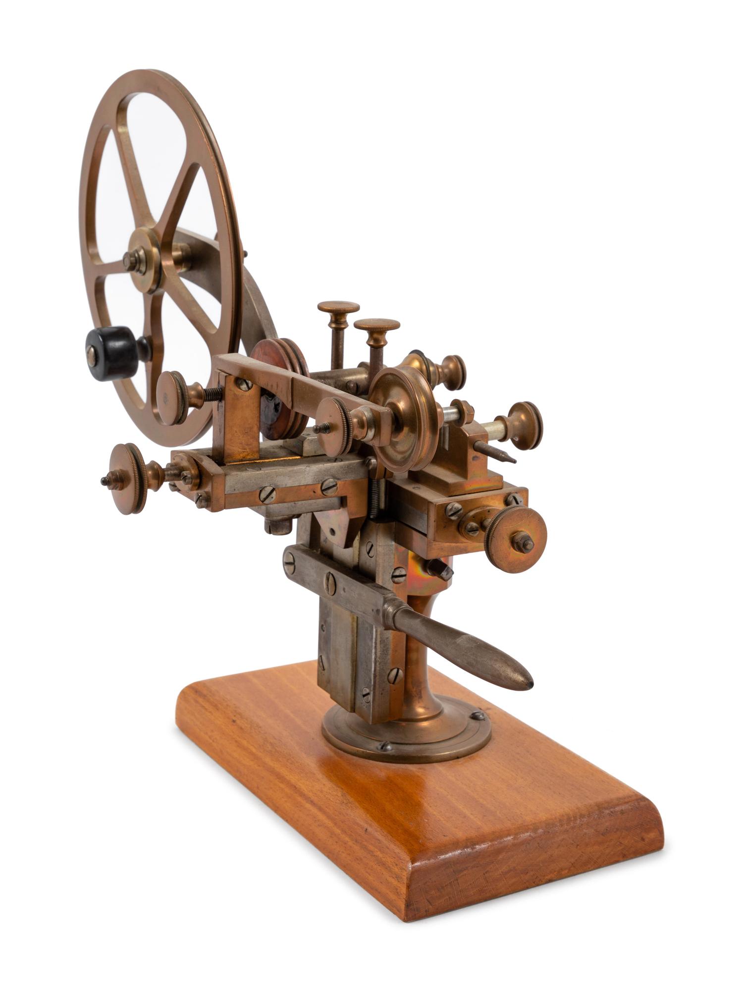 A Brass and Steel Watch Maker's Rounding Up Tool