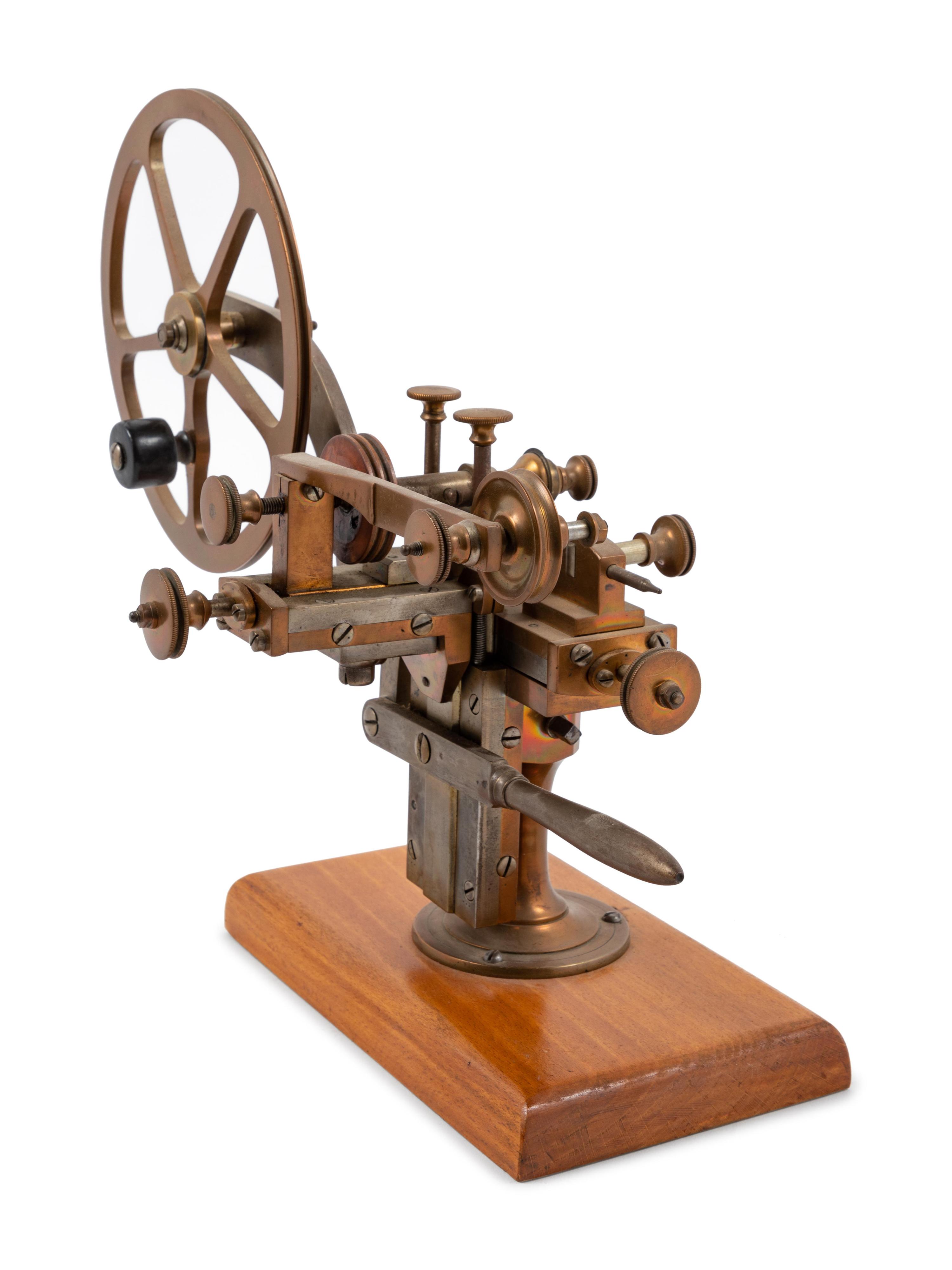 A Brass and Steel Watch Maker's Rounding Up Tool