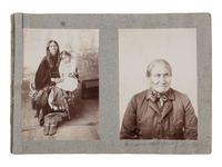 [NATIVE AMERICANS]. Album containing 25 photographs of Native American subjects from Indian Territory, incl. 2 images of Geronimo and works by Lenny & Sawyer and Will Soule.