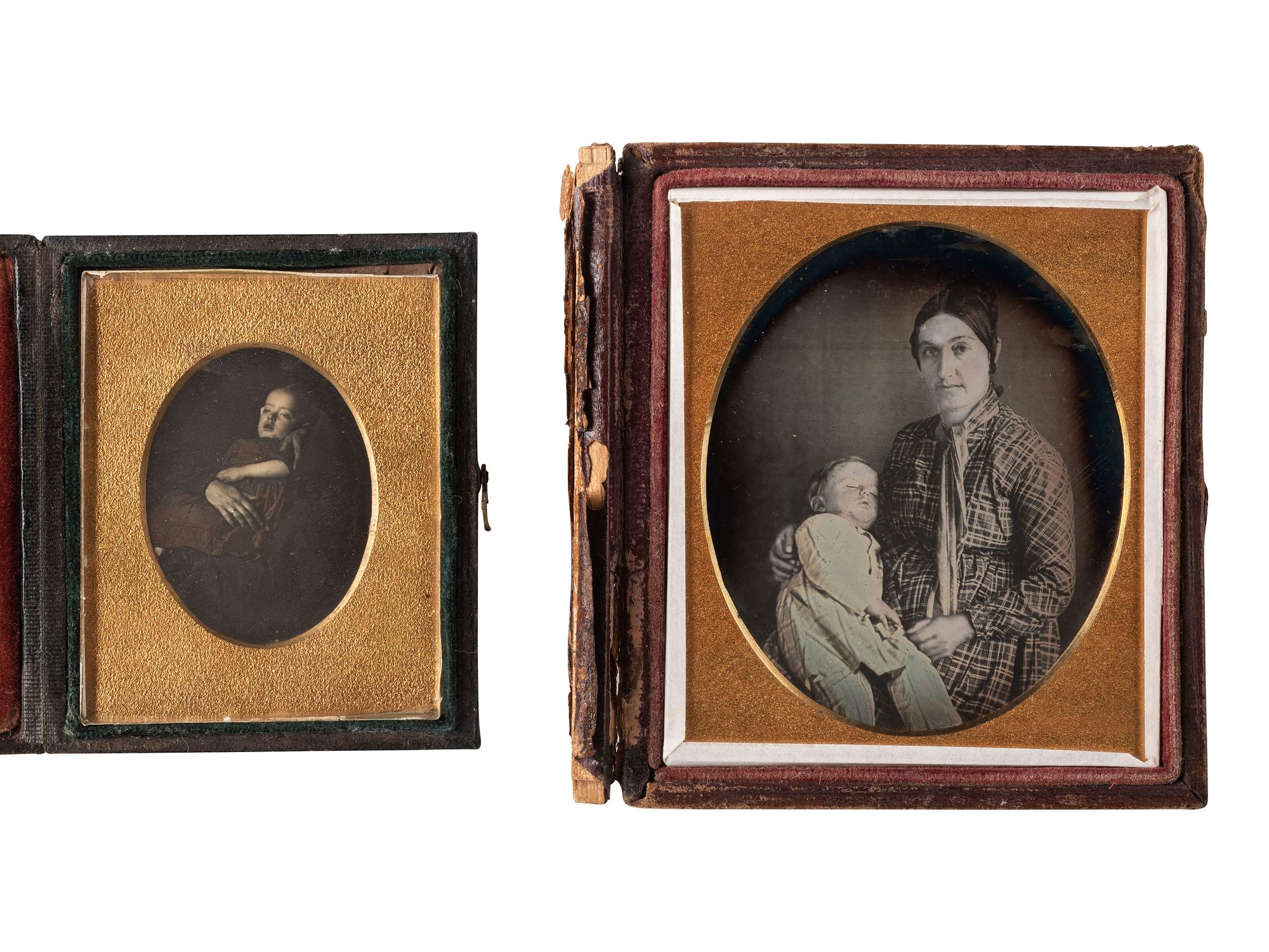 [EARLY PHOTOGRAPHY]. A group of post mortem portraits of babies and toddlers.