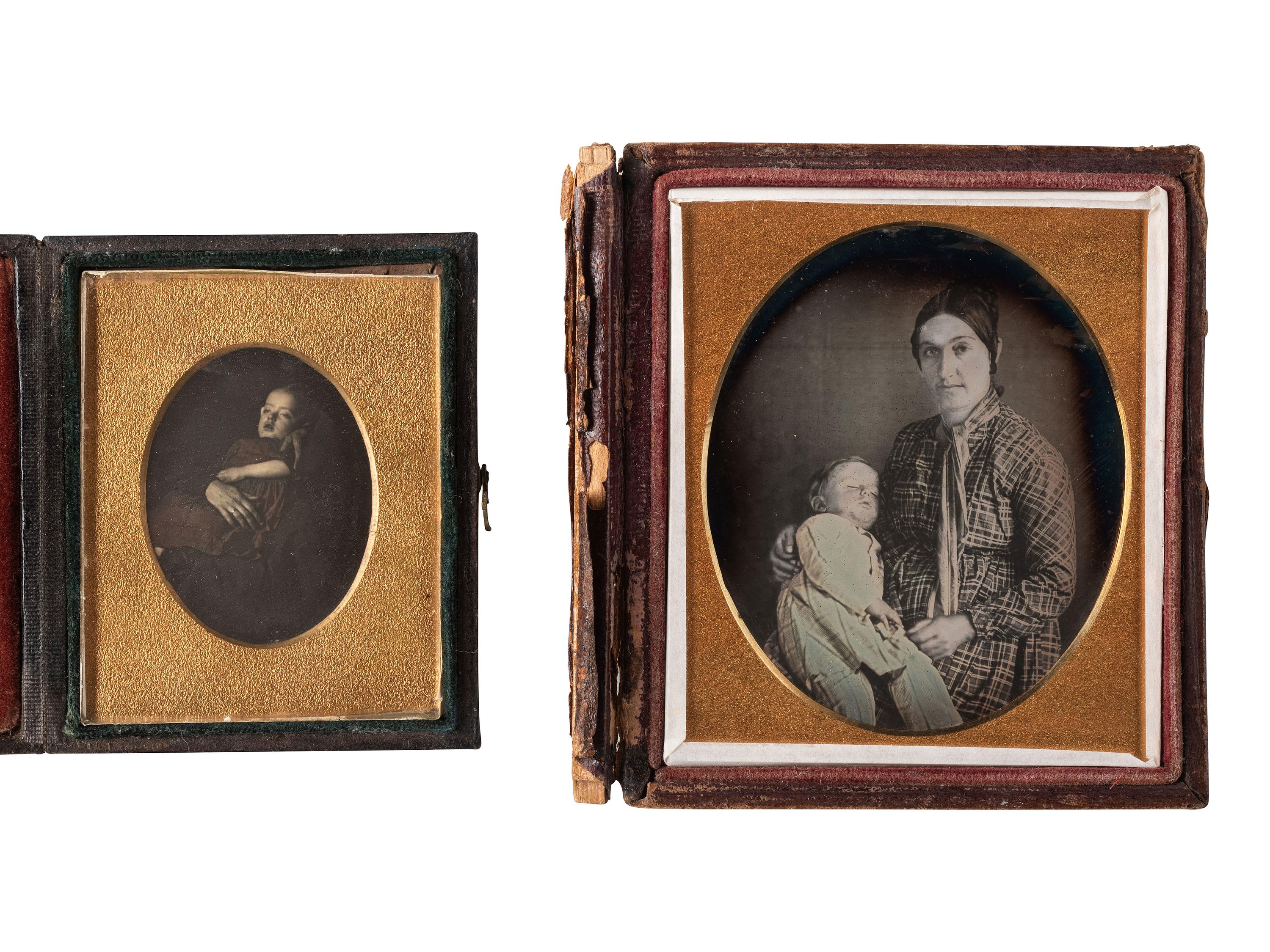 [EARLY PHOTOGRAPHY]. A group of post mortem portraits of babies and toddlers.
