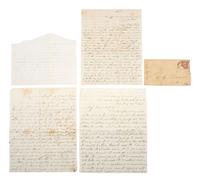 [CIVIL WAR]. A group of letters from Brevet General Clark S. Edwards, 5th Maine Infantry.