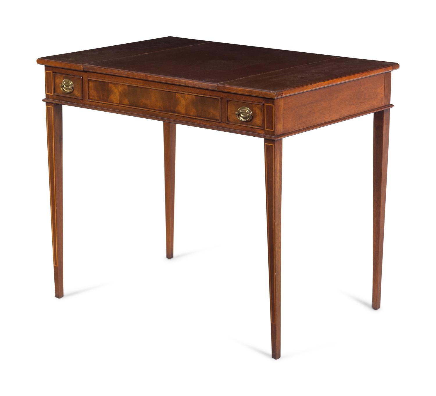A George III Style Mahogany Game Table