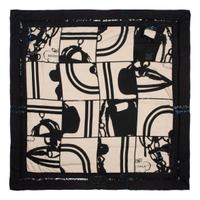 Hermès 140cm Embellished Cashmere Scarf, 2006