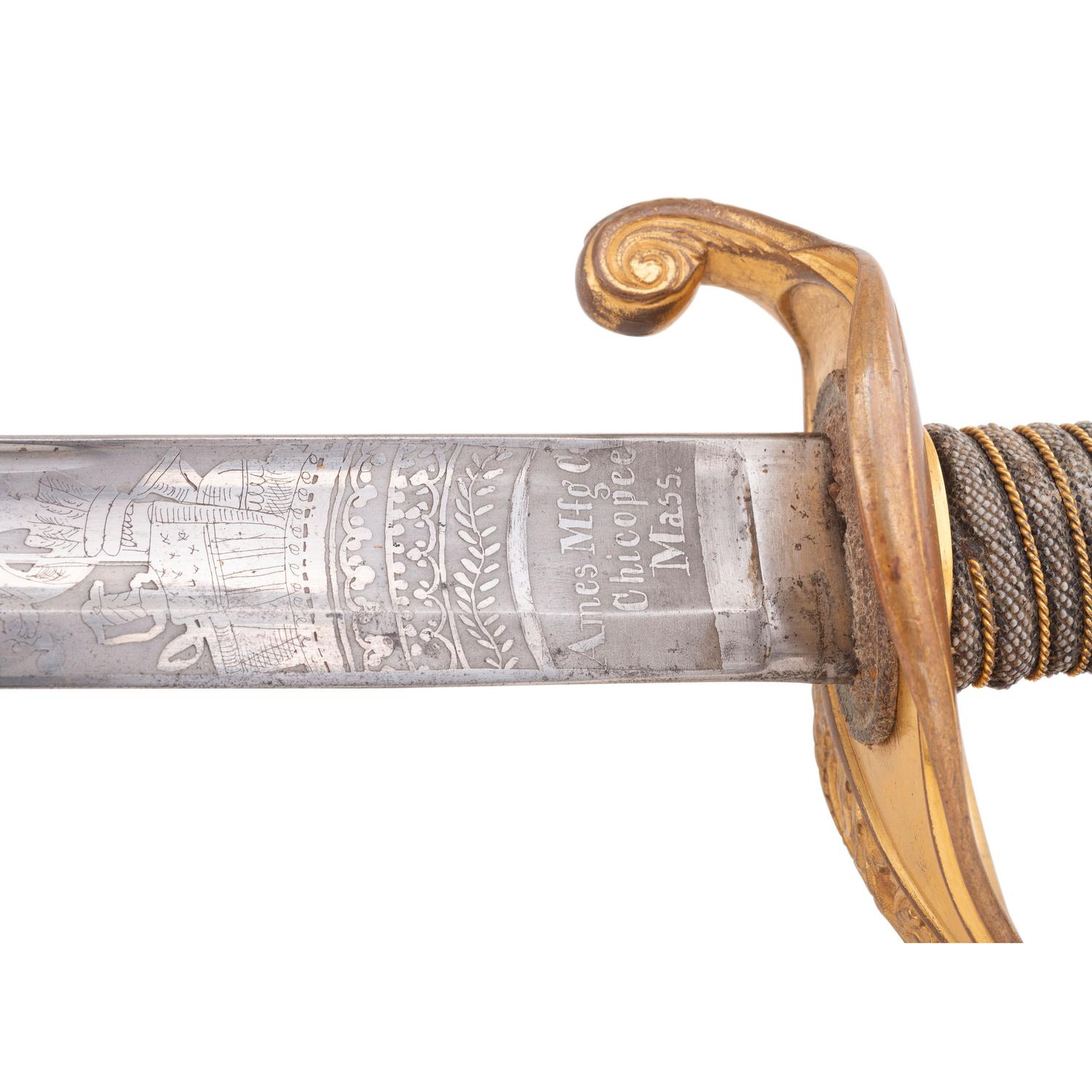 US Model 1850 Staff & Field Officers Sword by Ames
