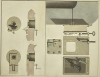 [Americana] Fulton, Robert. Original Drawing of a Detonator and Muzzle for an Underwater Cannon