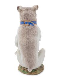A Korzec Porcelain Dog Figure