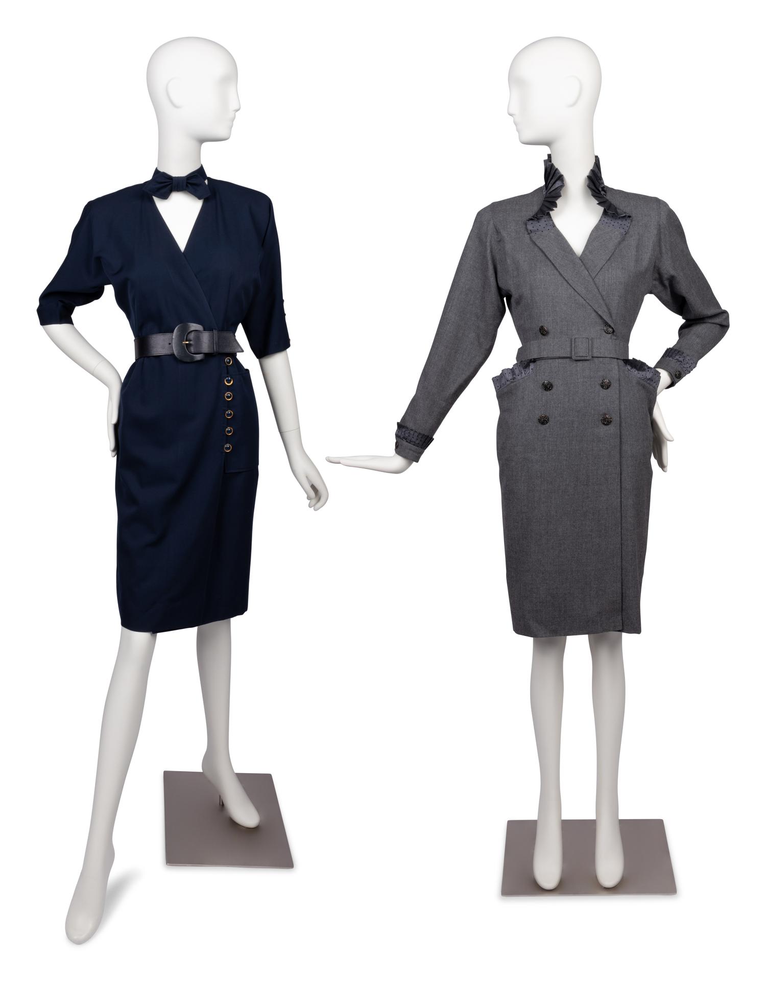 Two Nina Ricci Dresses, 1980s