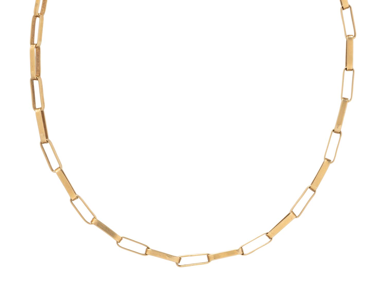 YELLOW GOLD NECKLACE