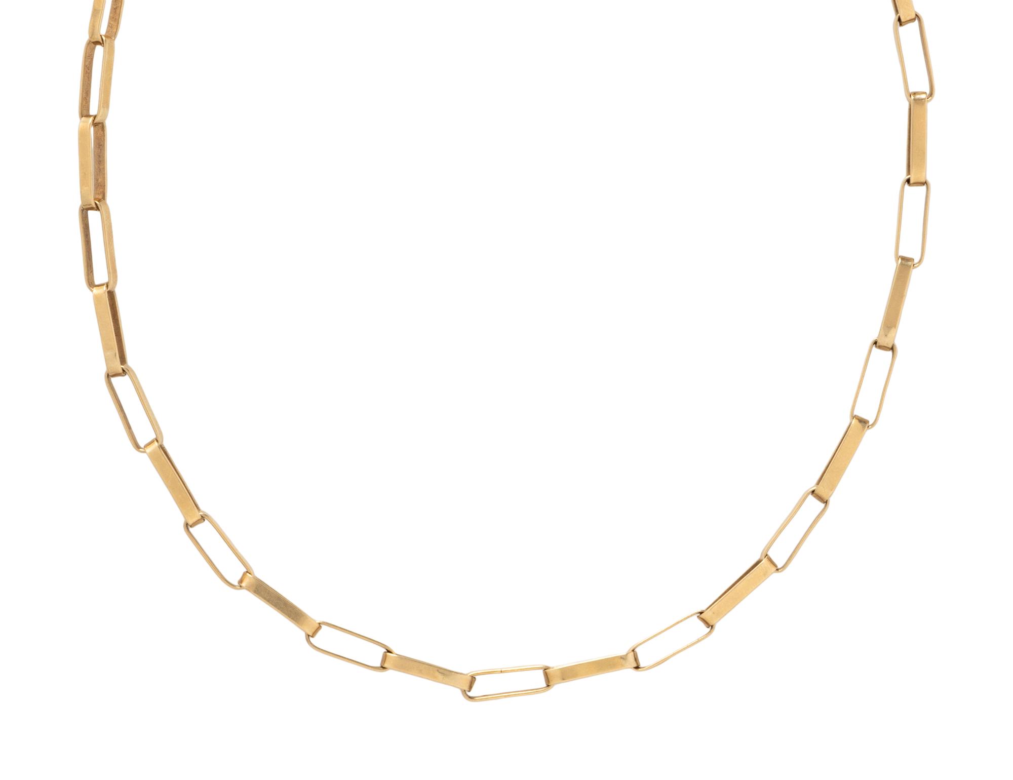 YELLOW GOLD NECKLACE