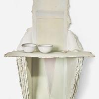 Paula Winokur (American, 1936-2018) Wall Shelf Sculpture, Philadelphia, Pennsylvania, USA, 1987