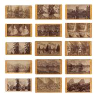Muybridge, Eadweard (1830-1904). A group of 32 stereoviews of the Yosemite Valley, ca 1860s-70s.