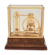 A Brass Congreve Waterwheel Clock
