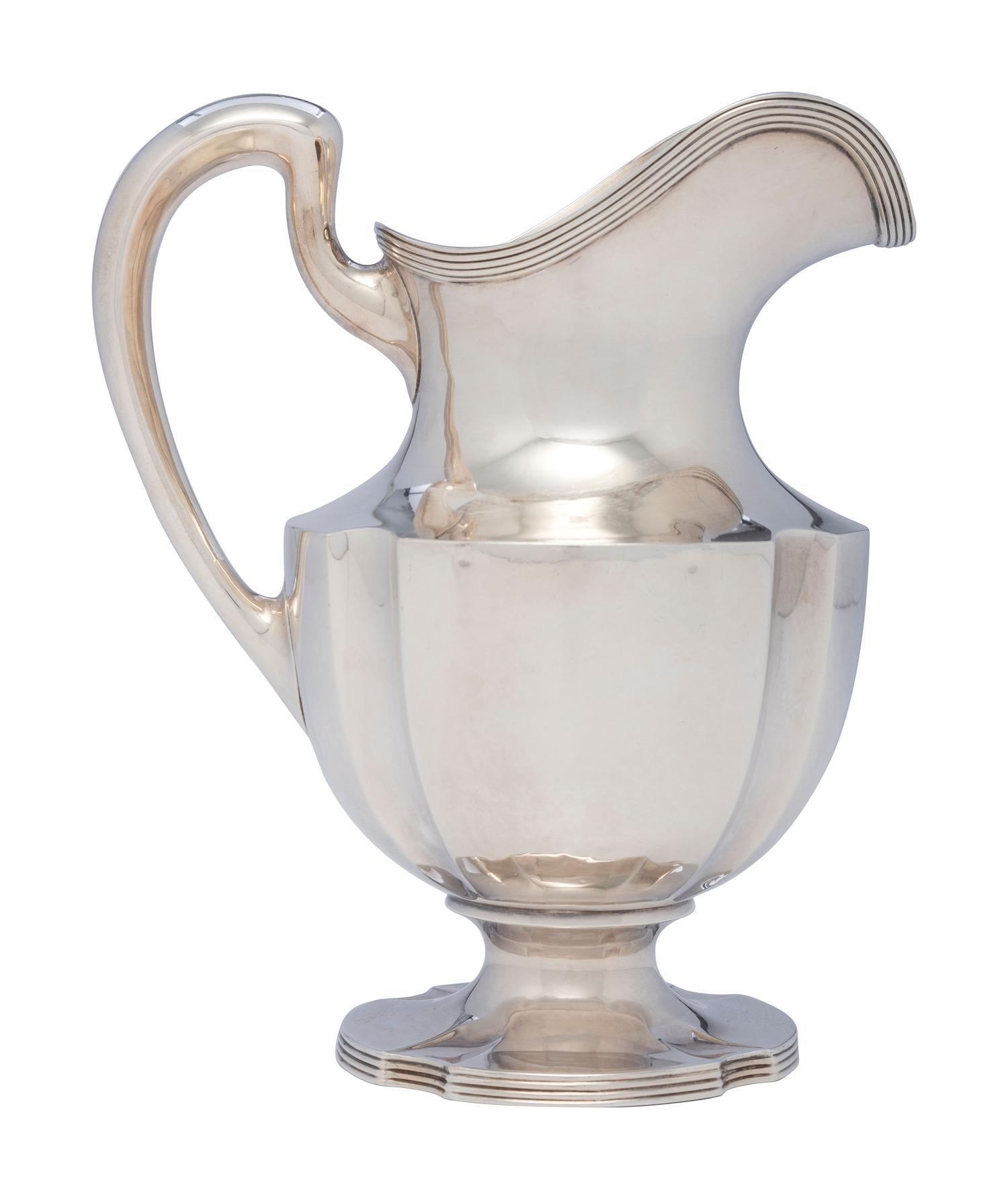 An American Silver Water Pitcher