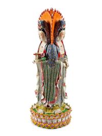 A Chinese Enameled Porcelain Figure