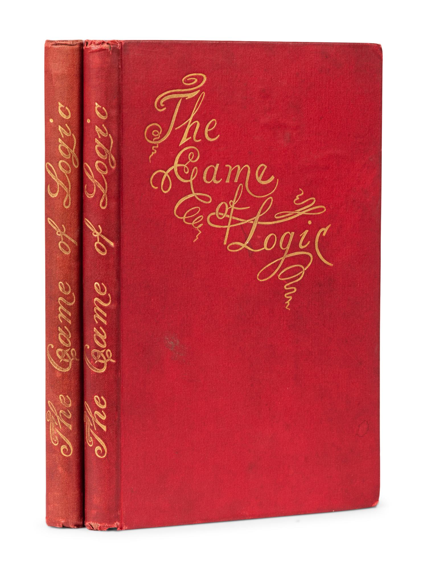 DODGSON, Charles Lutwidge ("Lewis Carroll") (1832-1898). The Game of Logic . London: Mac Millan and Co., 1886.