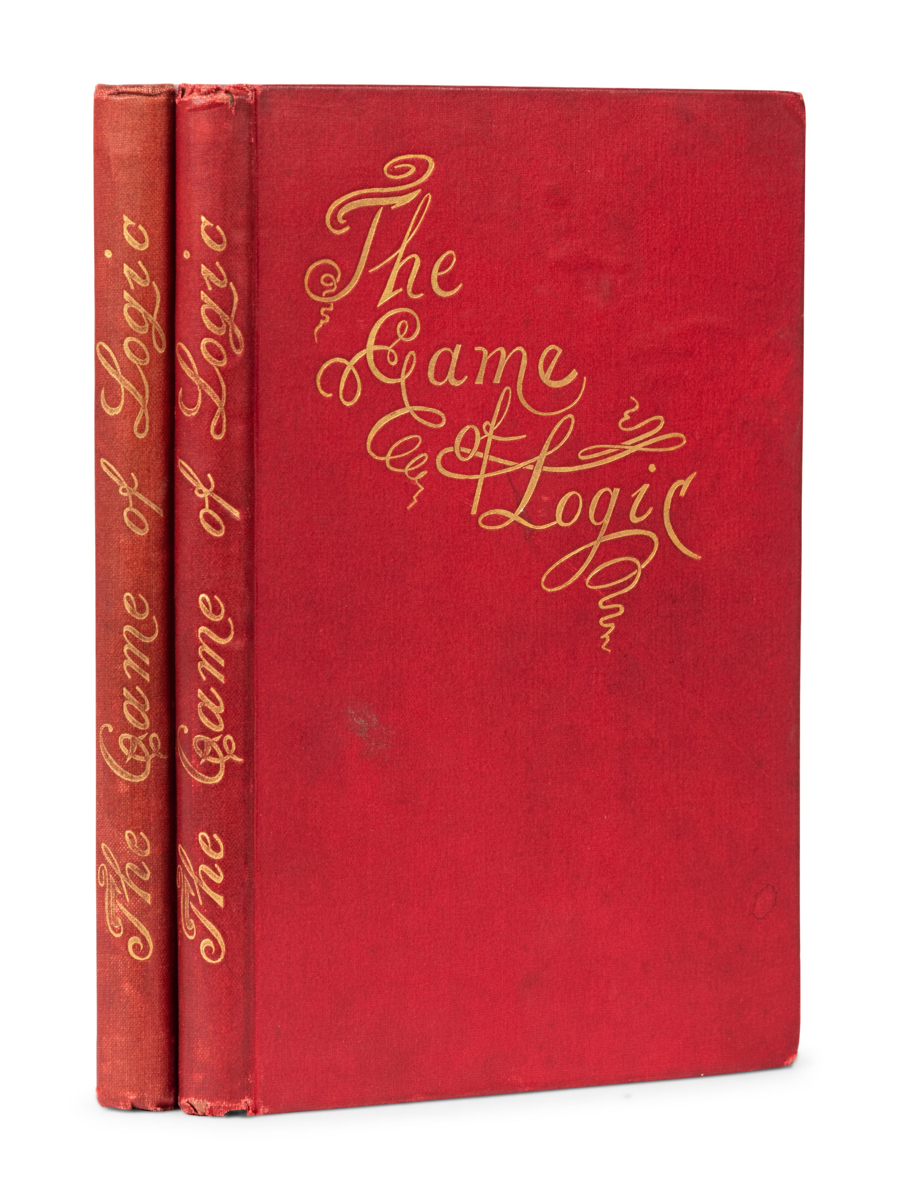 DODGSON, Charles Lutwidge ("Lewis Carroll") (1832-1898). The Game of Logic . London: Mac Millan and Co., 1886.