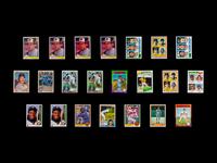 A Group of 22 Hall of Fame and Star Rookie Baseball Cards Including Cal Ripken Jr., Rickey Henderson and Ken Griffey Jr.,