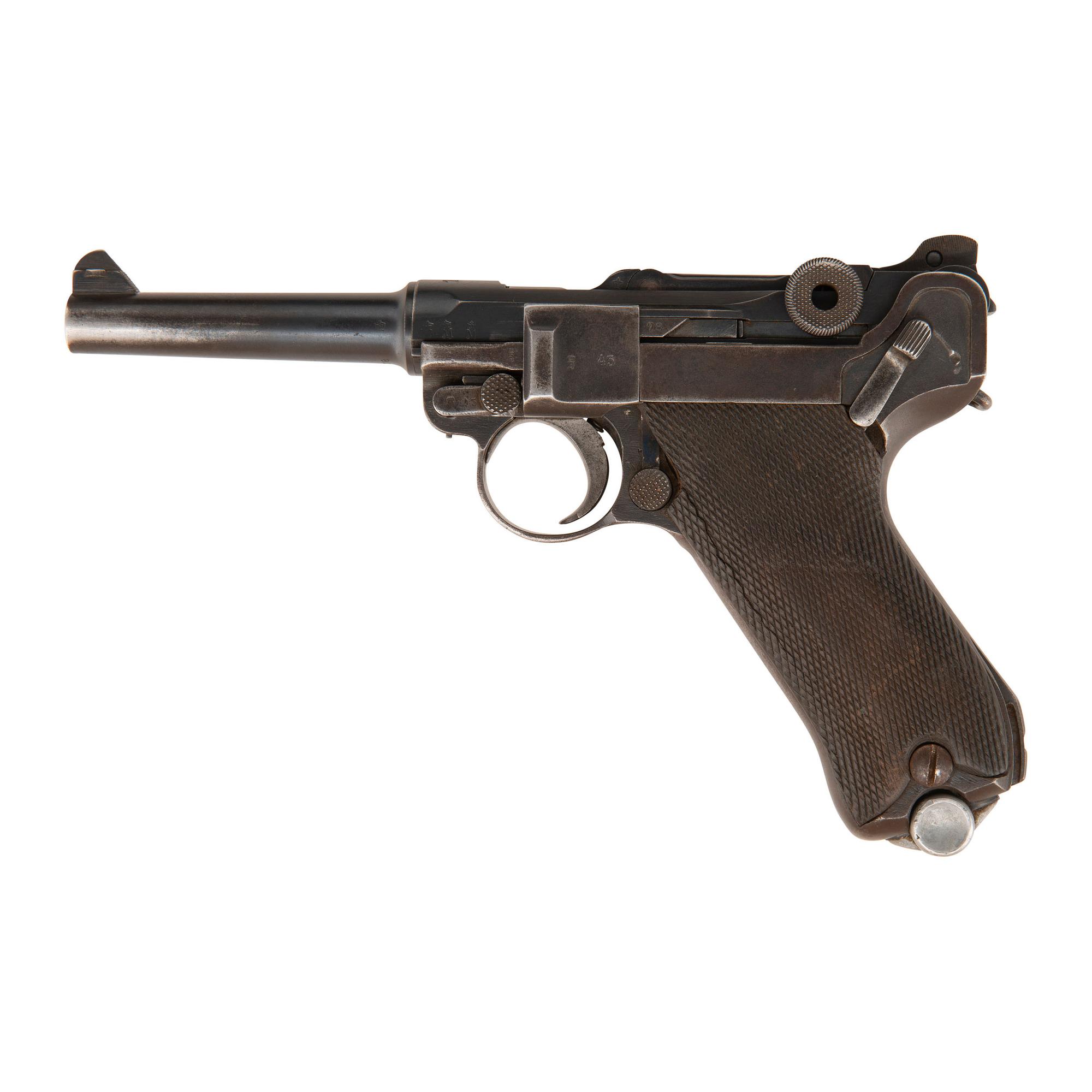 **DWM 1920 Commercial 1914 Navy Luger and P.38 Presstoff Holster