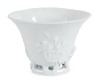 Seven Chinese Blanc-de-Chine Porcelain Libation Cups, 18th-Early 20th Century 清中期-民國 德化白瓷梅花杯及鹿鶴同春杯七支
