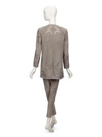 Ralph Lauren Purple Label, Grey Suede Ensemble
