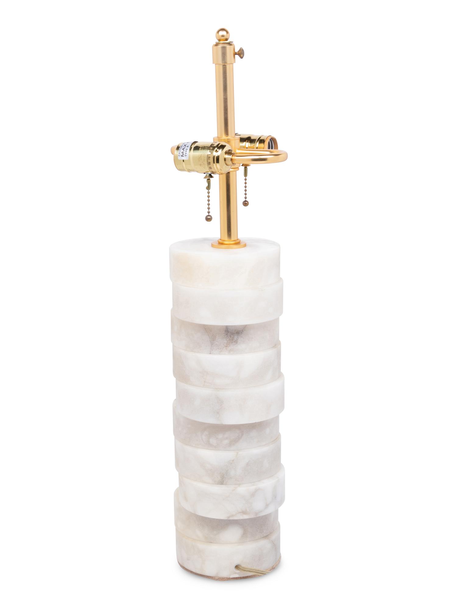 A Contemporary Marble Table Lamp
