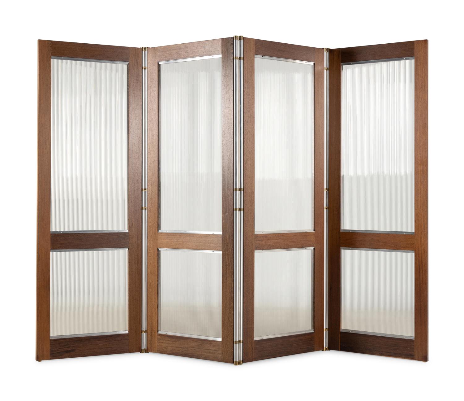 A Custom Four-Panel Floor Screen