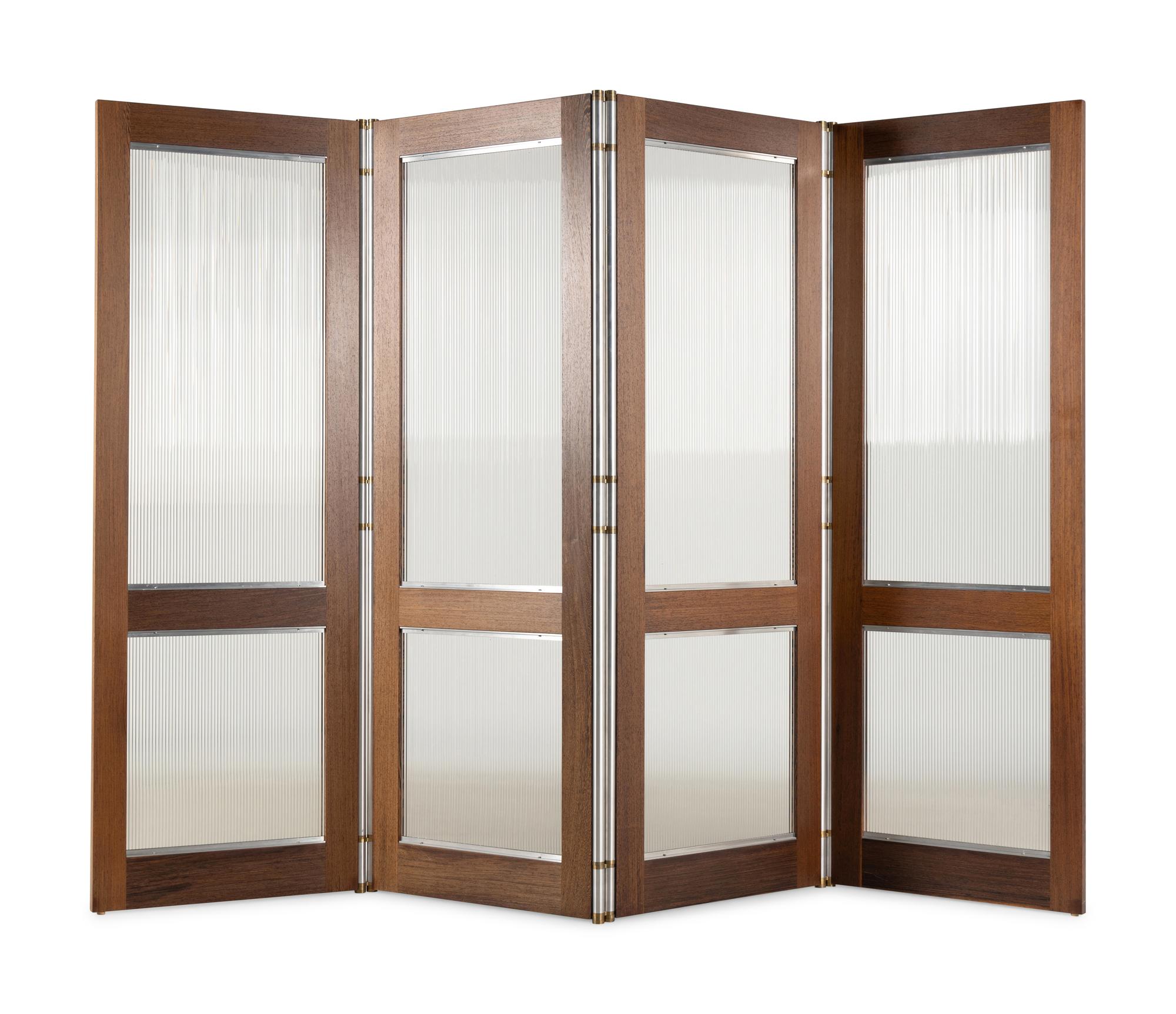 A Custom Four-Panel Floor Screen