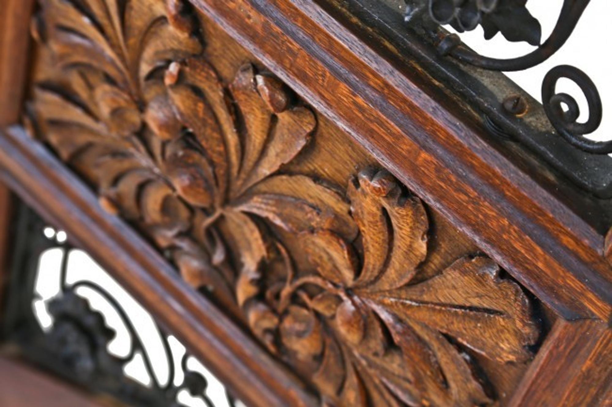Henry Ives Cobb and Charles Sumner Frost, staircase railing from the Palmer Mansion, Chicago, Illinois, 1882-1885