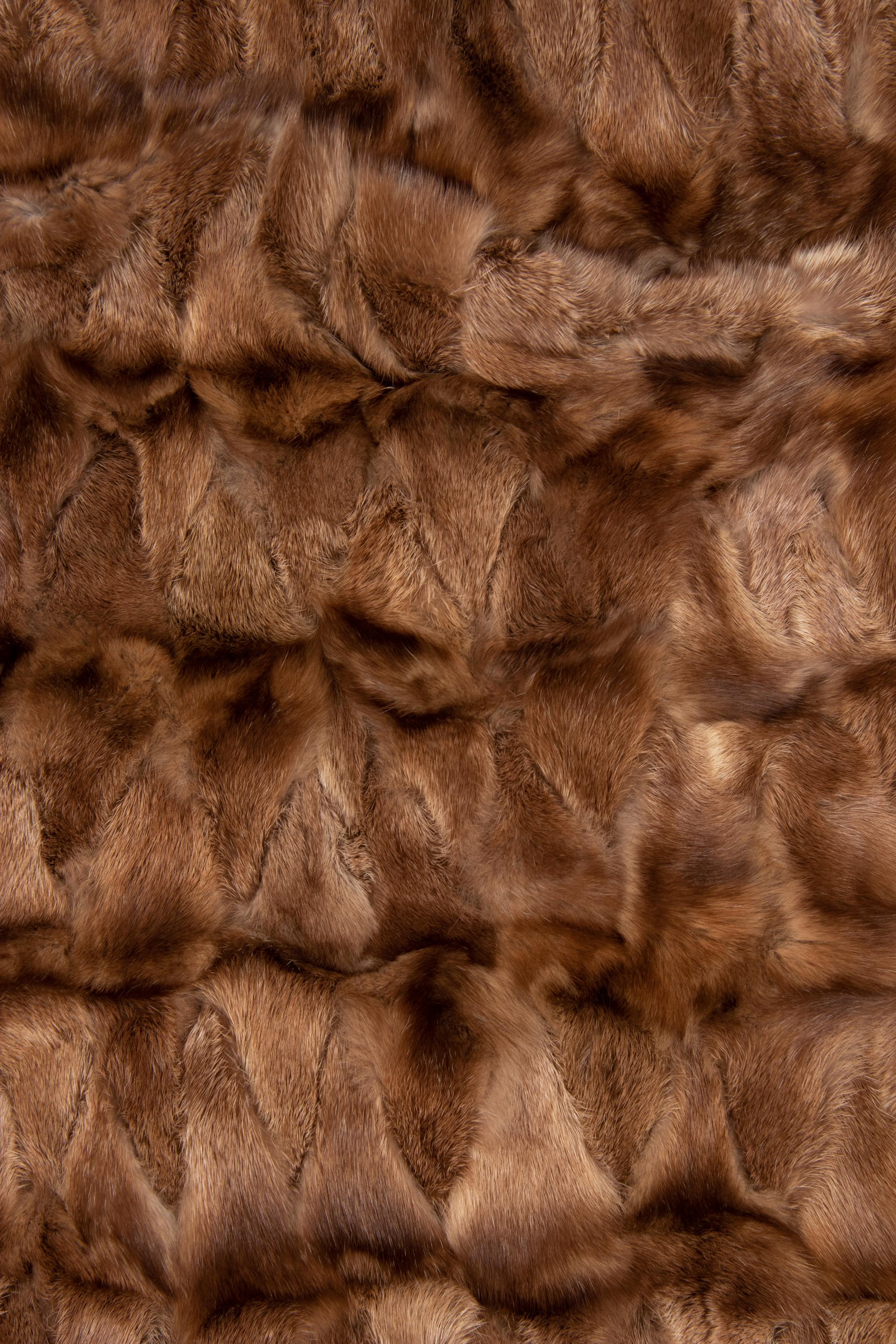 Cashmere and Rabbit Fur Shawl, Attributed to J. Mendel
