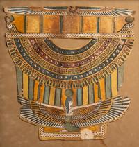 An Egyptian Painted Cartonnage Fragment