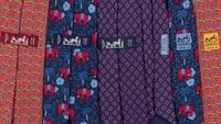 Three Hermès Silk Ties
