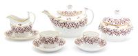 An English Soft Paste Porcelain Tea Service — 19TH CENTURY