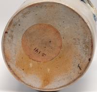 A Cobalt Decorated Stoneware Four-Gallon Crock