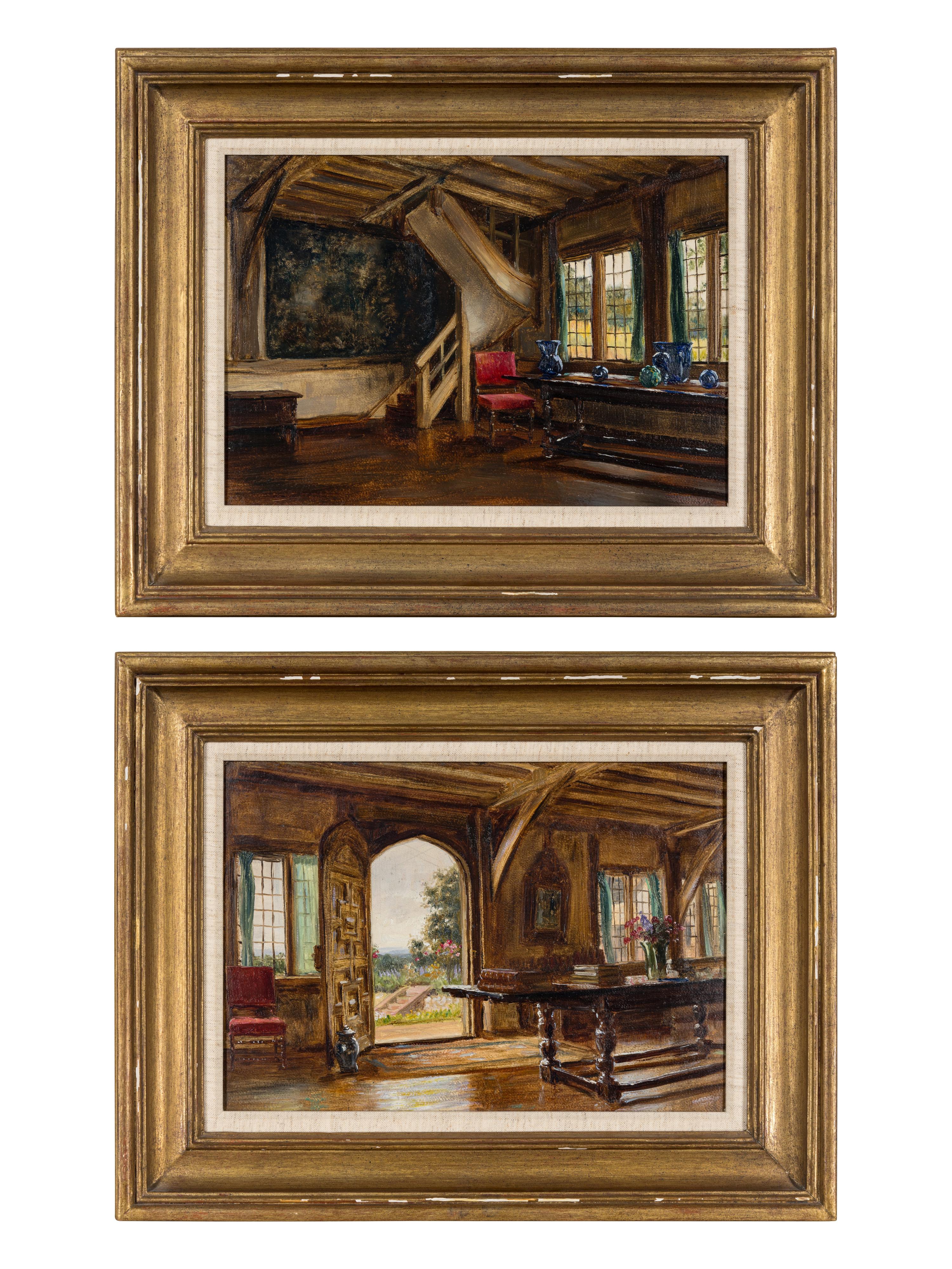 Interior Scenes (a pair of works)