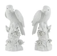 A Pair of Blanc-de-Chine Parrots