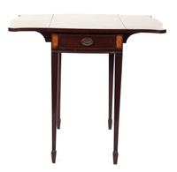 A Drop-Leaf Table Height 28 1/4 inches.
