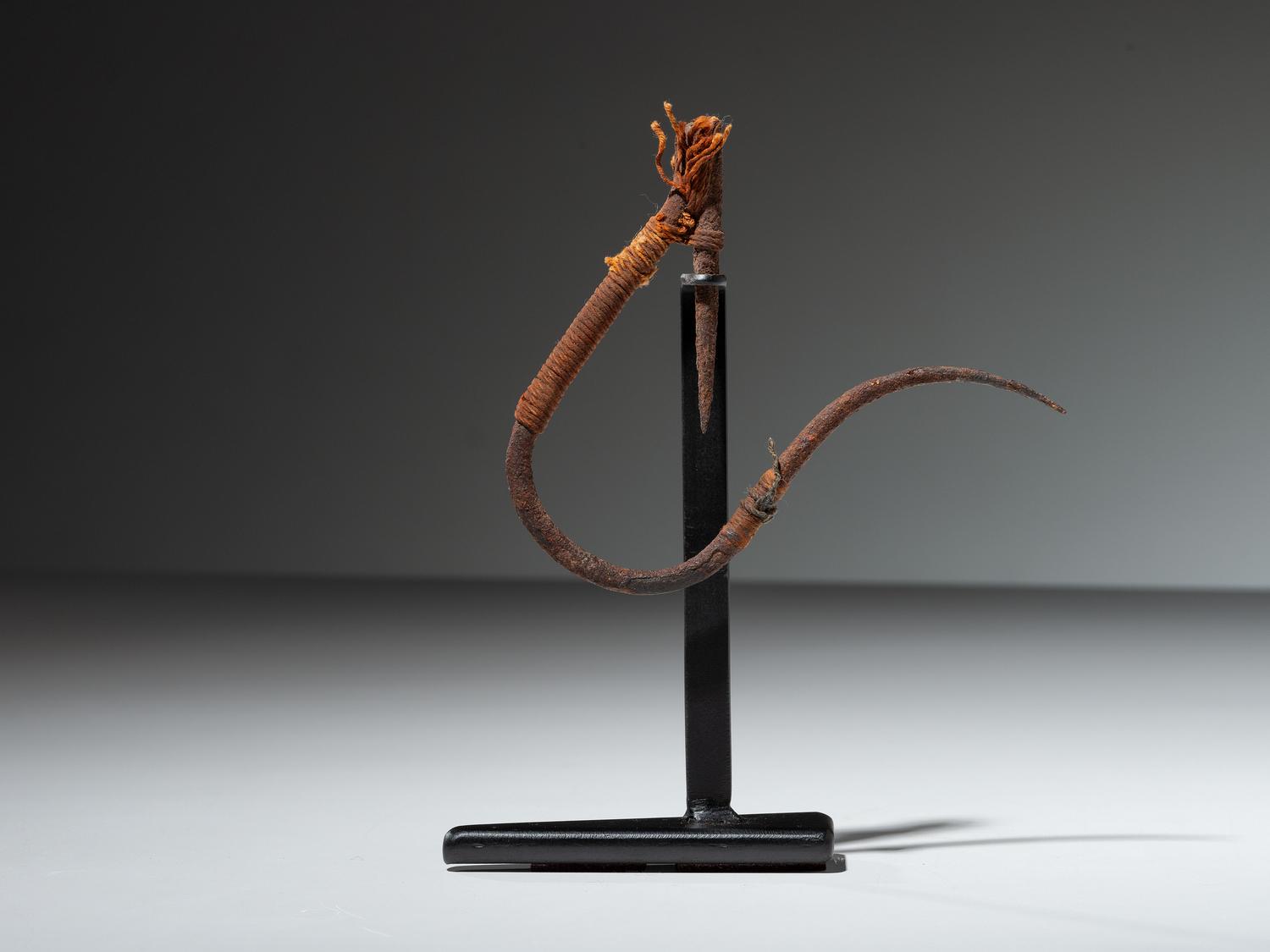 Haida Iron Halibut Hook, with Tale