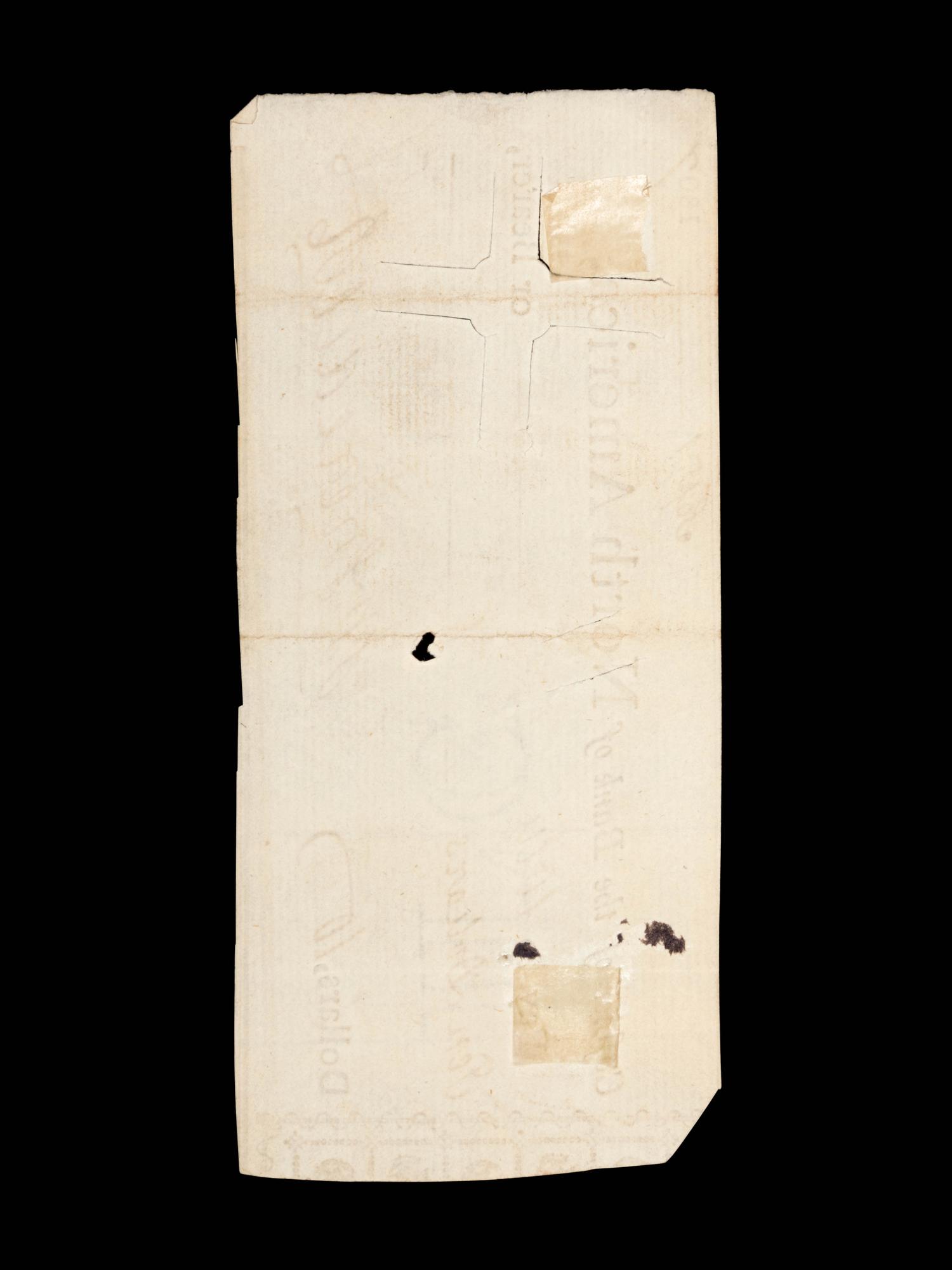 A William Meredith Signed Bank of North America Draft - Donated on June 27, 2024