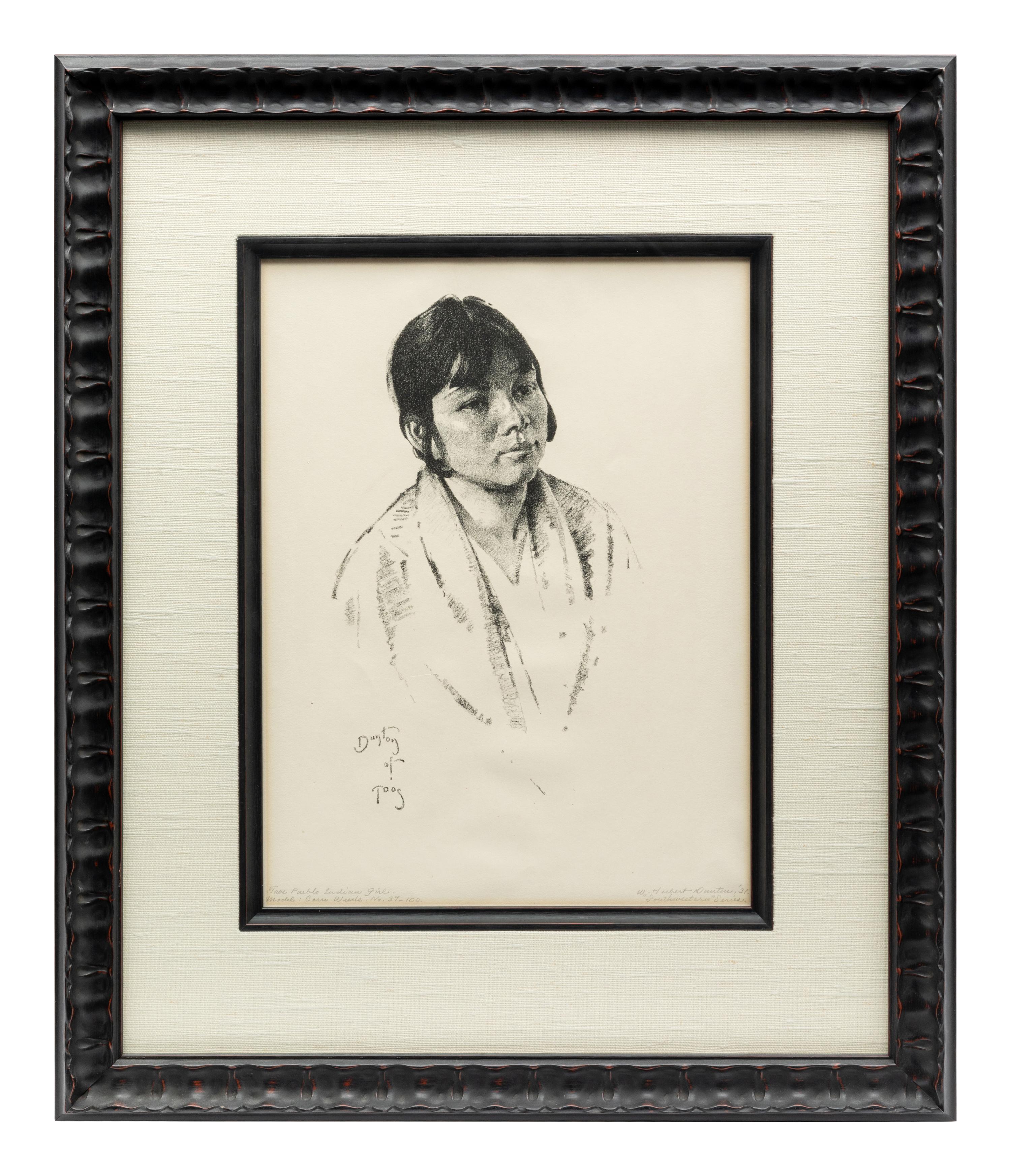 Taos Pueblo Indian Girl from the "Southwestern" Series, edition 37/100