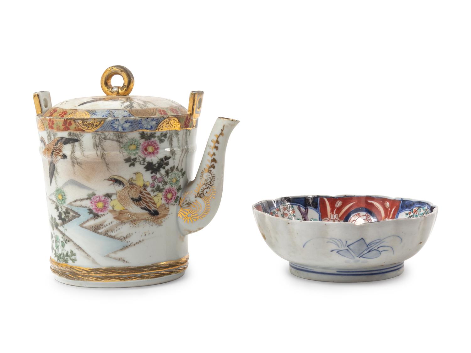 Two Japanese Export Porcelain Articles
