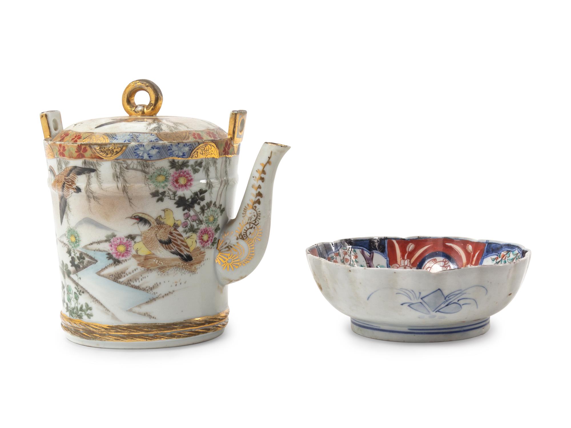Two Japanese Export Porcelain Articles