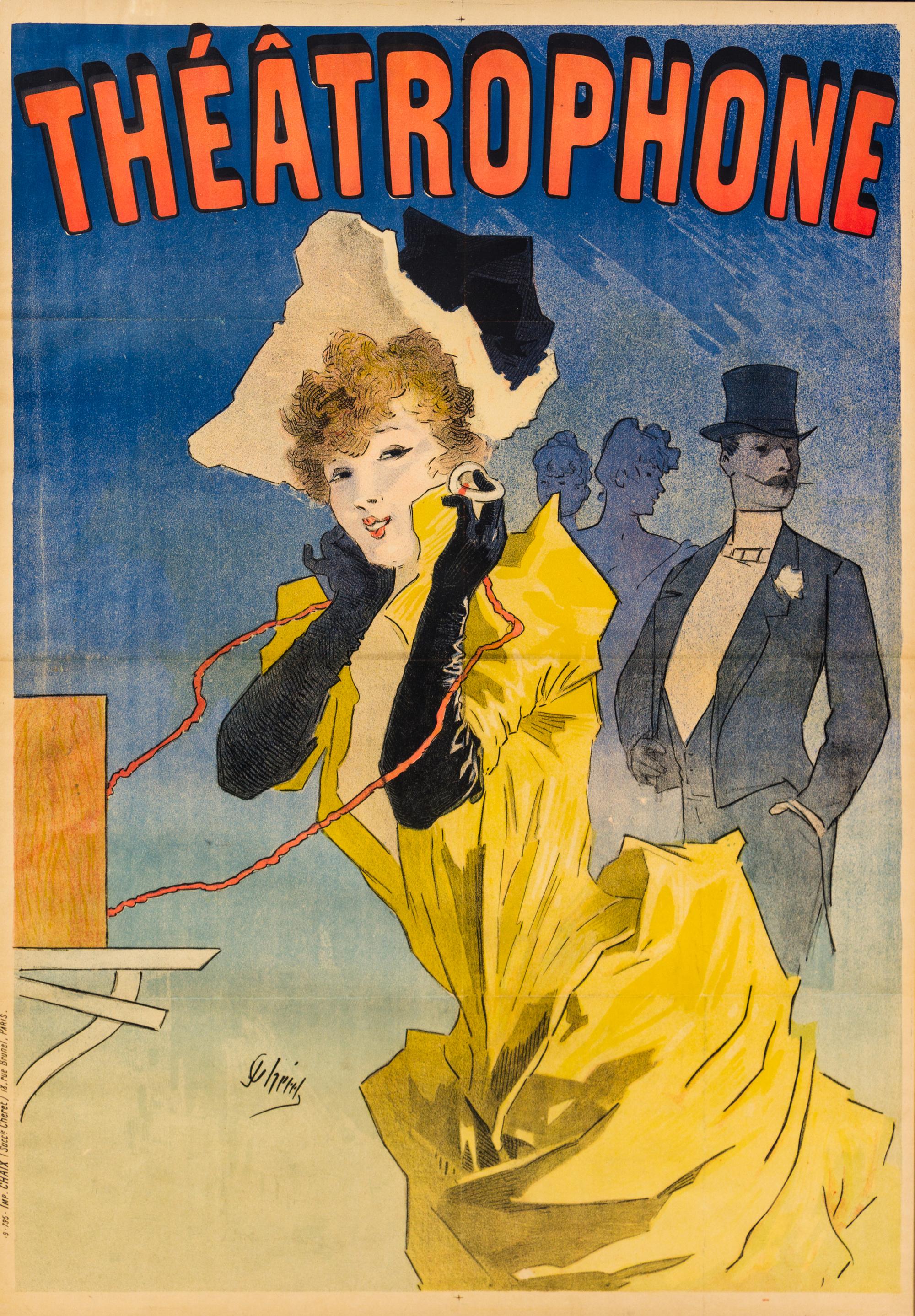 Jules Cheret, (French, 1836-1932), Theatrophone, 1890