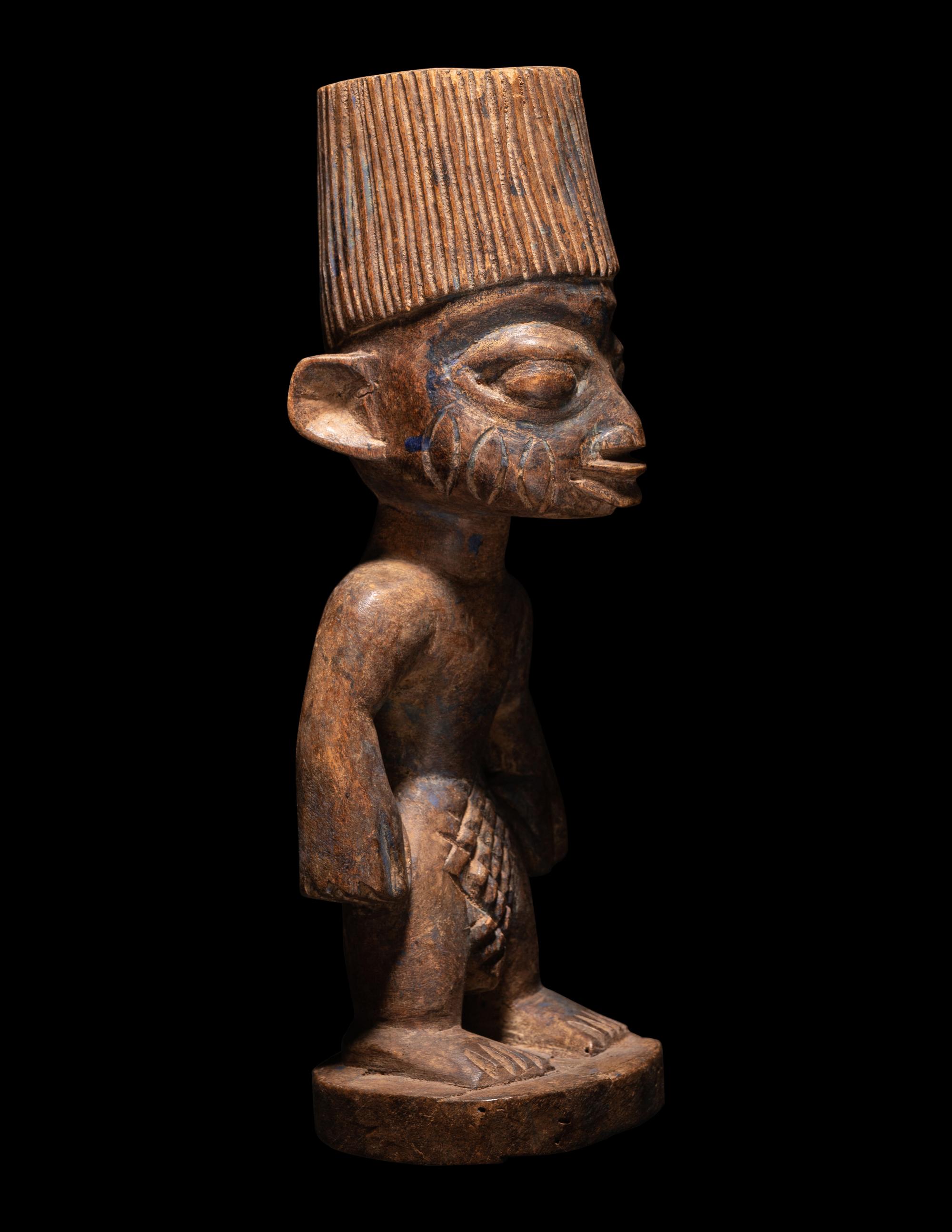 Three Yoruba Wood Figures