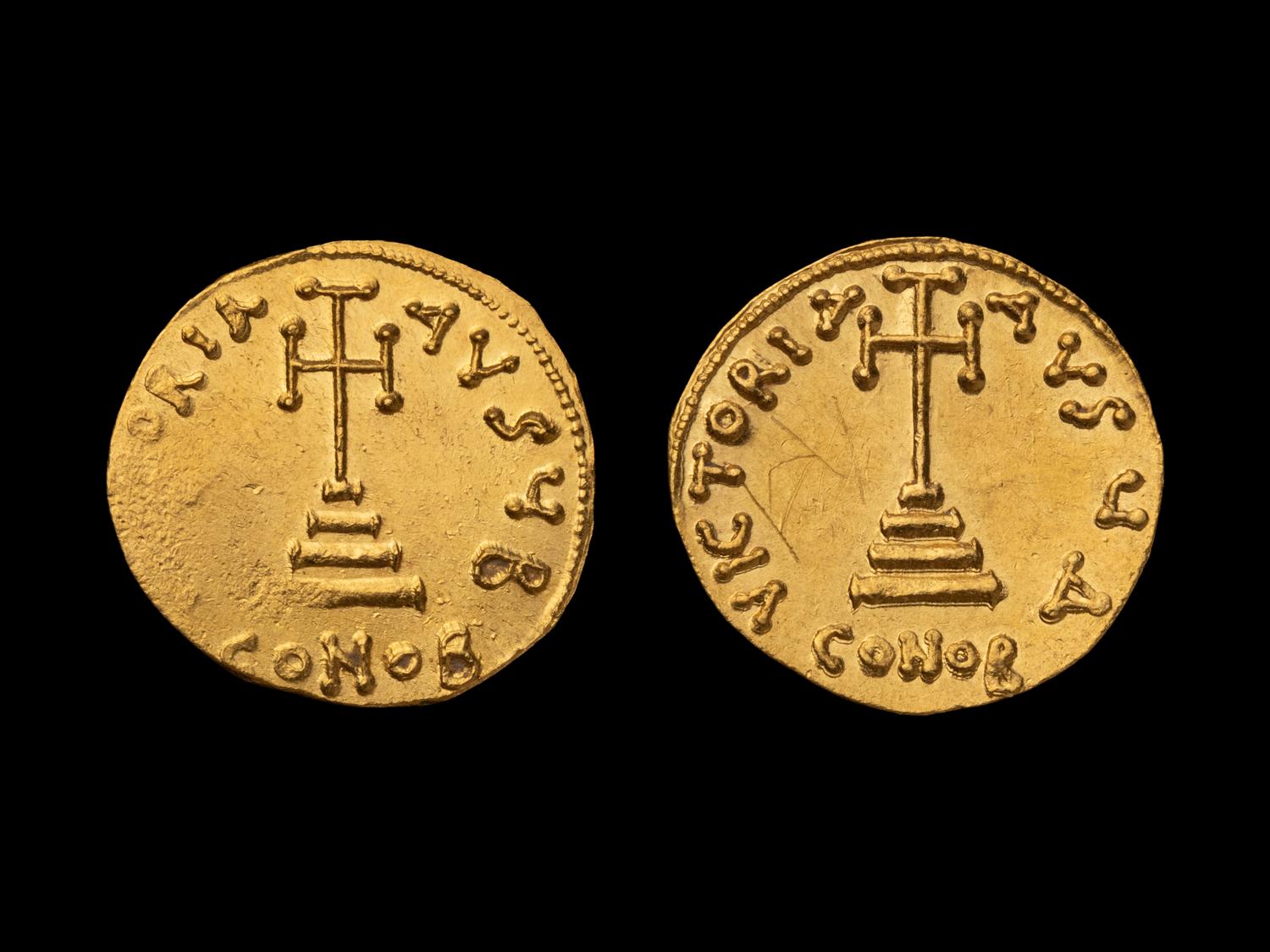 [ANCIENT] BYZANTINE EMPIRE. Philippicus (c. 712 AD), Av Solidus (4.4g and 4.3g). Two Coins